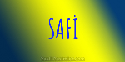 SAFİ