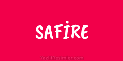 SAFİRE