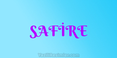 SAFİRE