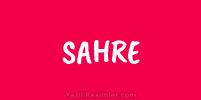 SAHRE