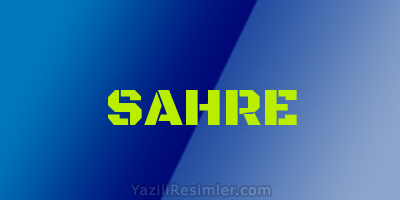 SAHRE