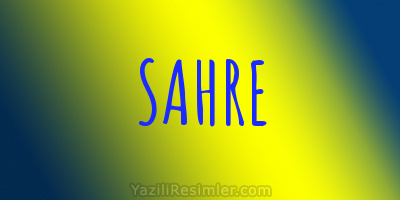 SAHRE