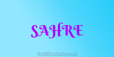 SAHRE