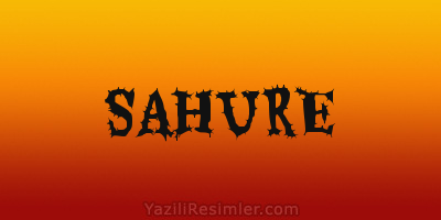 SAHURE