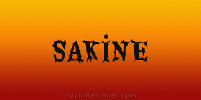 SAKİNE