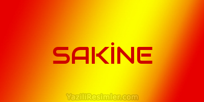 SAKİNE