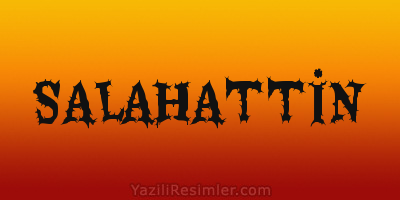 SALAHATTİN