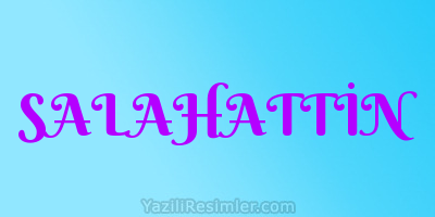 SALAHATTİN