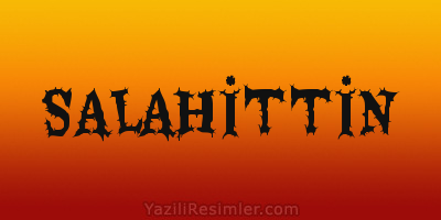 SALAHİTTİN