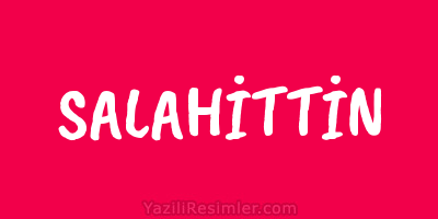 SALAHİTTİN