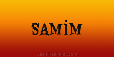 SAMİM