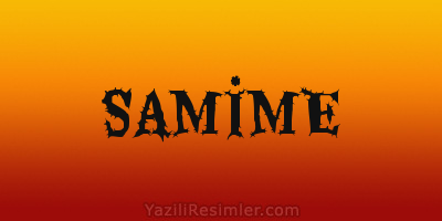 SAMİME