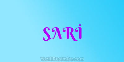 SARİ