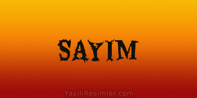 SAYIM