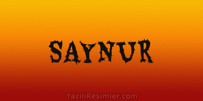 SAYNUR