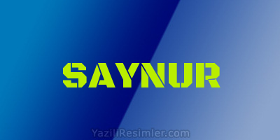 SAYNUR