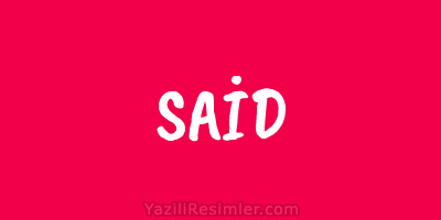 SAİD