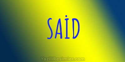 SAİD