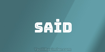 SAİD