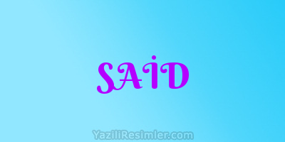 SAİD