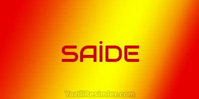 SAİDE