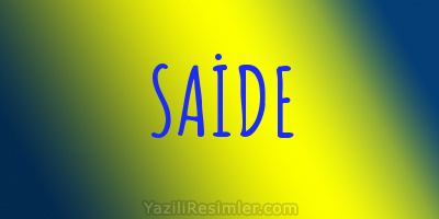 SAİDE