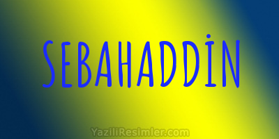 SEBAHADDİN