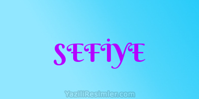 SEFİYE