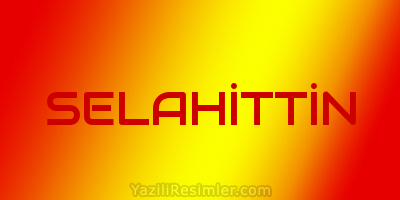 SELAHİTTİN