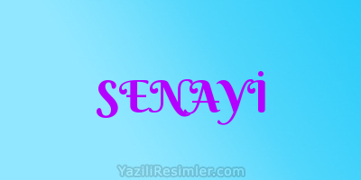 SENAYİ