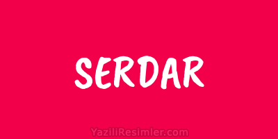 SERDAR