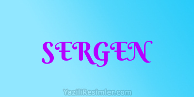 SERGEN