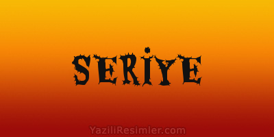 SERİYE