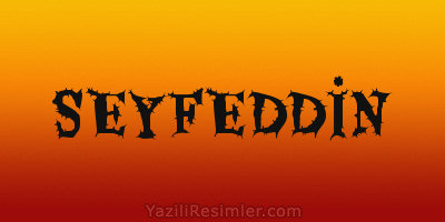 SEYFEDDİN