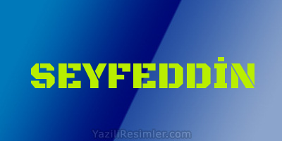 SEYFEDDİN