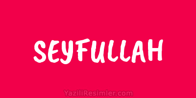 SEYFULLAH