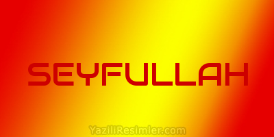 SEYFULLAH