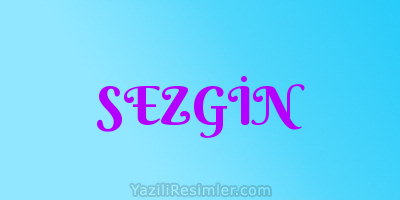 SEZGİN