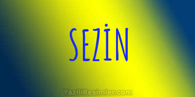 SEZİN