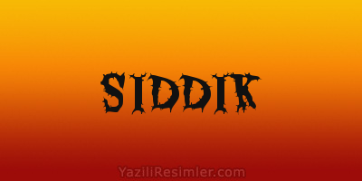 SIDDIK