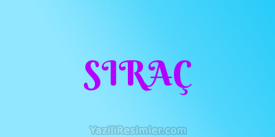 SIRAÇ