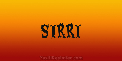 SIRRI