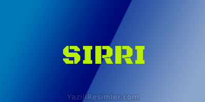 SIRRI