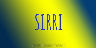 SIRRI