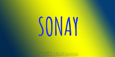 SONAY