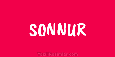 SONNUR