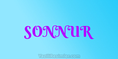 SONNUR