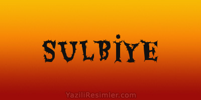 SULBİYE