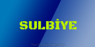 SULBİYE