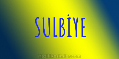 SULBİYE